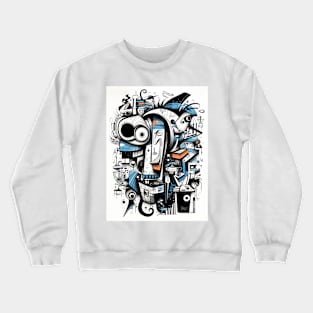 Cartoon Anteater Graffiti #1 Crewneck Sweatshirt